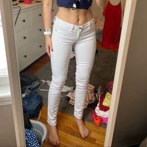 Abercrombie White Jeans